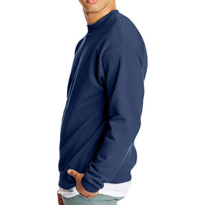 Fashionable High Quality Plain Streetwear Custom Made Sweatshirts Unisex Casual Blank Solid Color Active Wear basics Sweatshirt - Product Image 3