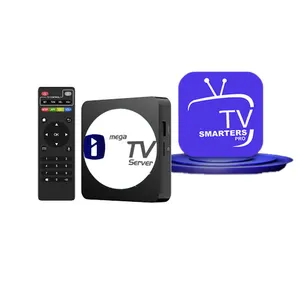 H D 안드로이드 TV 박스 메가 ip tv M3u 목록 12 개월 코드 무료 테스트 스마트 TV 박스로 여러 장치 지원