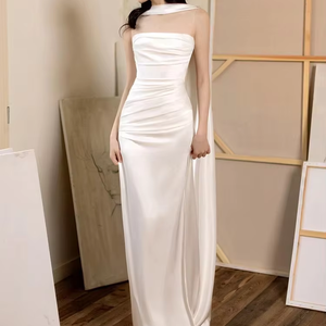 sachin and babi light blue dress Gathered Empire-Waist Midi Dress