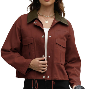Vêtements d'extérieur à la mode, personnalisés, confortables et élégants, veste pour femmes, respirante, de bonne qualité, avec logo personnalisé - Product Image 1