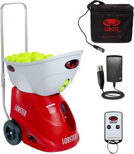 Máquina lanzapelotas de tenis LOBSTER Sports con batería externa - Product Image 2
