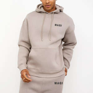 Ensemble de survêtement d'hiver écologique THREAD FEATHERS - Design streetwear 2-en-1, fermeture à cordon, poches latérales, mélange polyester/coton - Product Image 3