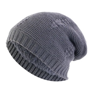 Nuevos Gorros de Invierno Unisex de Moda, Gorro de Punto con Forro de Piel Sintética, Adecuado para Esquiar al Aire Libre, Gorro de Punto Cálido para Hombres y Mujeres - Product Image 4