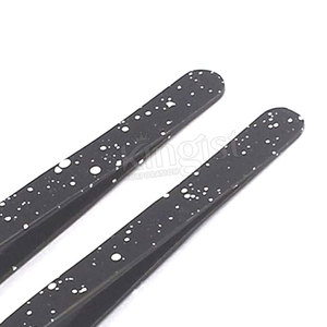 Pinzas Profesionales de Acero Inoxidable con Punta Inclinada para Extensión de Pestañas, Diseño de Logotipo Personalizado de Pakistán, Alta Calidad, KINGIST Personalizado - Product Image 5