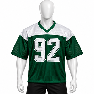 Camiseta de Fútbol Personalizada con Cuello en V, Sublimada e Impresa, con Nombre y Número, Transpirable, Tallas para Adultos, para Fanáticos - Product Image 2