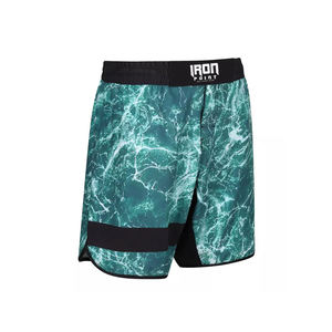 Pantalones cortos MMA de secado rápido de alta calidad para hombre, superventas, novedad, Impresión de logotipo personalizado, Color sólido, servicio OEM, ropa de artes marciales - Product Image 3