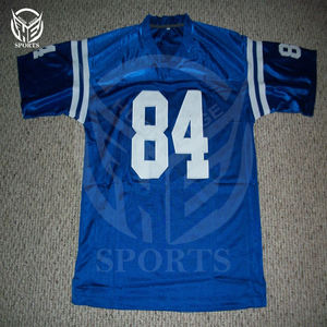 Venta al por mayor barato sublimación impreso fútbol americano Jerseys personalizado de gran tamaño Boxy fútbol americano Jersey - Product Image 3