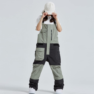 Pantalon de neige respirant et imperméable pour femmes avec service OEM et impression de logo pour les sports de plein air d'hiver - Product Image 2