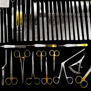 ชุดเครื่องมือผ่าตัดจมูก SurgiRight SR-200-blade 50 ชิ้น ชุดอุปกรณ์ผ่าตัดจมูก ทำจากสแตนเลสเกรดทางการแพทย์ - Product Image 1