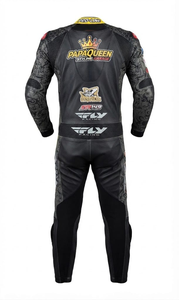 Combinaison de course moto en cuir véritable de vache/canguro pour homme Ramaha – Qualité supérieure pour la piste et la route – Certifiée CE - Product Image 2