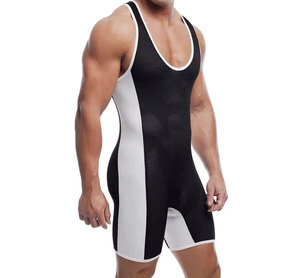 Fabricant de costume d'haltérophilie Hot Sexy Wear combinaison de levage pour l'haltérophilie sublimée maillots de lutte - Product Image 1