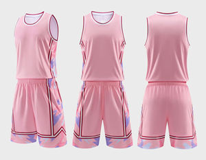 Conjunto de uniforme de baloncesto para hombre, camiseta y pantalones cortos, ropa deportiva atlética transpirable, ligera y de secado rápido para partidos de práctica en equipo - Product Image 6