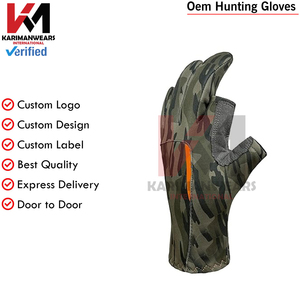 Gants de chasse pour hommes pour temps froid, gants d'hiver isolés durables, camouflage, tir à l'arc, aventures en plein air, gants avec logo - Product Image 3