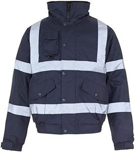 Chaqueta de Seguridad Unisex de Alta Visibilidad, Impermeable, Transpirable y de Secado Rápido, de Poliéster - Product Image 6