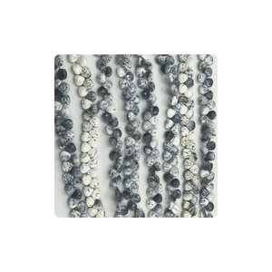 Perles de briolette en opale dendrite naturelle taille personnalisée, forme cœur facettée, 7 mm, environ 8 pouces de long. - Product Image 3