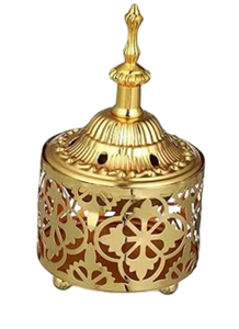 Quemador de Incienso de Latón de Estilo Vintage con Mango Decorativo para una Decoración Elegante del Hogar y Rituales de Fragancia Árabe - Product Image 2