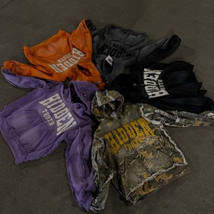 Sweat à capuche oversize en coton de haute qualité avec broderie de logo personnalisé, épaules tombantes, design délavé à l'acide, poids lourd, approvisionnement ODM pour l'hiver - Product Image 2