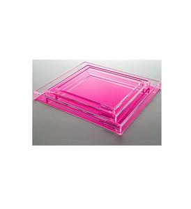 Lot de 3 plateaux de service en acrylique design vintage plateau en acrylique de grande qualité pour la maison hôtel restaurant vaisselle plateau en acrylique - Product Image 1