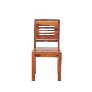 Juego de Comedor Tradicional Indio Hecho a Mano de Madera Maciza de 5 Piezas, Juego de Mesa y Sillas para 4 Personas, Acabado Color Miel, Duradero, para Hotel - Product Image 6
