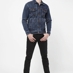 2024 Solid Color Casual Wear Men Jeans <b>Jacket</b> Streetwear New Fashion Comfortable Men Jeans <b>Jacket</b> - Product Image 4