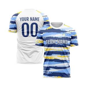 Camisetas de Fútbol Unisex de Secado Rápido Estampadas al por Mayor, Uniformes de Fútbol Personalizados, Ropa de Práctica Nueva, 100% Poliéster en Venta - Product Image 1