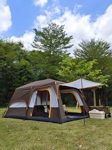 2023 özelleştirilmiş avrupa 5 <span class=keywords><strong>8</strong></span> kişi için büyük lüks aile çadırı 12 kişi aile kabin çadır kamp açık - Product Image 4