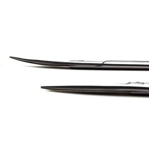 Pinzas Hemostáticas Rectas y Curvas de Acero Inoxidable, Tijeras Quirúrgicas Manuales para Veterinaria, Pesca, Medicina y Odontología, con Empuñadura Ergonómica, CE, 3 Mandíbulas - Product Image 4