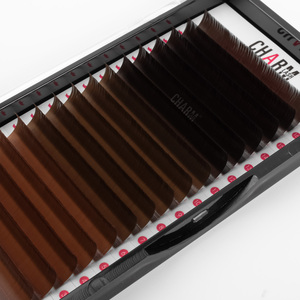 CharmLash tecnología láser pestañas marrón oscuro CC rizo extensión de pestañas marrón CC más largo rentention pestañas marrones al por mayor - Product Image 5