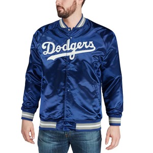 Muestras gratis personalizado satén seda Varsity bombardero chaquetas abotonadas nylon satén seda bombardero Varsity chaquetas universitarias en precio barato - Product Image 1