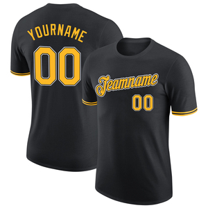 Camiseta de poliéster Camiseta para hombre Bordado en blanco Algodón de la mejor calidad Hombres Mujeres Logotipos personalizados Camisetas con nombre de equipo e impresión de número - Product Image 6
