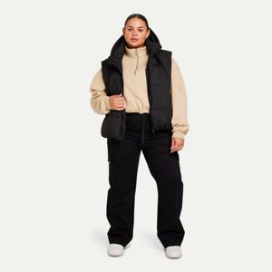 Chaleco acolchado XL personalizado para mujer, nuevo diseño, chaqueta de invierno cálida a prueba de viento a la moda con cremalleras, Material de relleno de algodón - Product Image 1