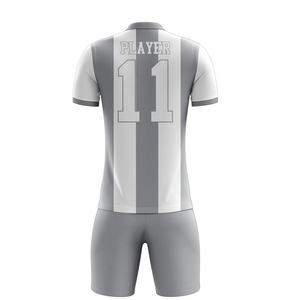 Uniforme de Fútbol Unisex, Jersey de Manga Corta para Verano, 100% Poliéster, Personalizable con Nombre y Logotipo del Equipo, Estilo Argentina Messi - Product Image 2