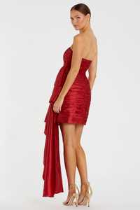 Luxueux élégant femmes sans manches a-ligne robe de soirée Style étincelant mini-longueur pour la fête motif Unique - Product Image 4