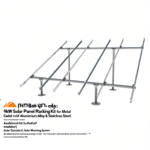 Kit de Soporte para Paneles Solares de 9kW para Techos Metálicos, Aleación de Aluminio y Acero Inoxidable - Product Image 2