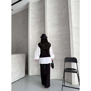 ชุดเสื้อถักลายละเอียด 1561 สำหรับผู้หญิง เสื้อเชิ้ตและเสื้อสเวตเตอร์สุดเก๋ - Product Image 4