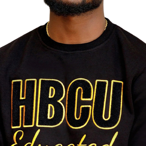Sudadera HBCU Alpha Chenille, Diseño Educativo, Ropa Griega Personalizada, Ropa de Fraternidad al por Mayor, Sudadera con Cuello Redondo - Product Image 6