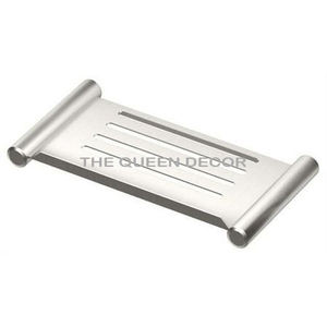 Jabonera de acero inoxidable con estilo moderno, Metal de aluminio chapado en oro único con diseño hecho a mano de lujo, acento para el hogar para el baño - Product Image 4