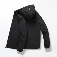 Nouveauté Vestes à capuche noires chaudes d'hiver pour hommes à la mode Blouson bombardier personnalisé pour hommes grande taille vestes et manteaux pour hommes