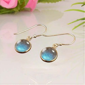 Meilleur Design Fine Jewelry Boucles d'oreilles en pierres précieuses Labradorite Boucles d'oreilles en argent sterling 925 pour femmes Boucles d'oreilles pendantes Bijoux en argent - Product Image 2