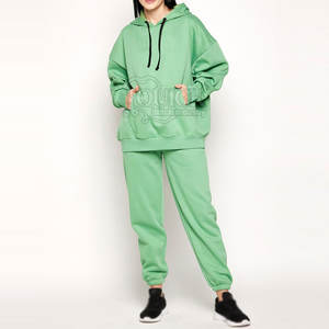 Survêtements d'hiver à capuche légers et respirants pour femmes en polyester/coton Vente à chaud - Product Image 1