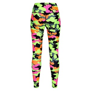 Leggings Deportivos Sublimados Personalizados con Logotipo, Leggings de Malla Transpirable para Gimnasio, Ropa Deportiva Activa para Mujer - Product Image 4