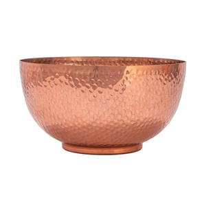 Tazón de servir de Metal de estilo Vintage con acabado dorado para el hogar y la boda Vajilla Cuencos para servir alimentos - Product Image 4