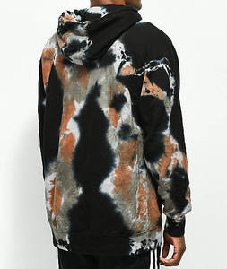 Venta al por mayor personalizado Tie-Dye sudaderas con capucha bordadas 100% algodón temporada de invierno sudaderas con capucha de alta calidad para hombres - Product Image 5