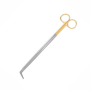 Ciseaux vasculaires MEDIHEAL SURGICAL CORPORATION de qualité supérieure en acier inoxydable, finition sablée, lame angulaire demi-or pour interventions chirurgicales - Product Image 5
