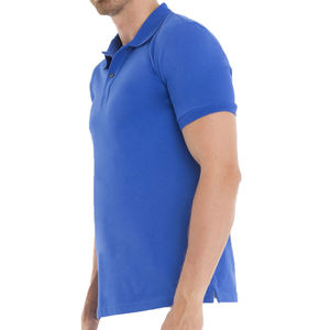 Polos de manga corta para hombre de alta calidad JC, estampados de rayas de secado rápido con decoración de botones, tela de poliéster de calidad para hombre - Product Image 4