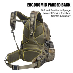 กระเป๋าเป้ผู้ชายกันน้ำกระเป๋าฟิตเนสสำหรับตั้งแคมป์ล่าสัตว์และกีฬา-สำหรับคันธนูและปืน - Product Image 2