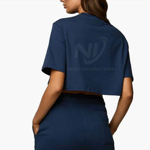 Nueva llegada superventas mejor calidad mujeres crop top personalizado su propio diseño mujeres crop top - Product Image 4