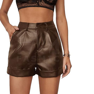Shorts de Cuero Transpirables para Mujer, Diseño de Logotipo Personalizado, Resistentes al Viento e Impermeables, Alta Calidad, Ligeros, Nueva Llegada - Product Image 1