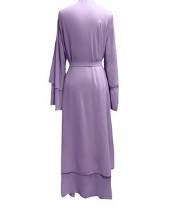 Dernière conception Abayas pour femmes personnalisées des prix raisonnables respirant couleur unie abaya pour femmes à la mode - Product Image 6