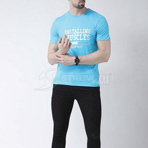เสื้อยืดแขนสั้นผู้ชายดีไซน์ใหม่สำหรับฤดูร้อน ดีไซน์ล่าสุด สีสันปรับแต่งได้ - Product Image 2